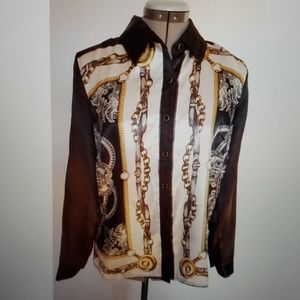 Blouse with chain detail